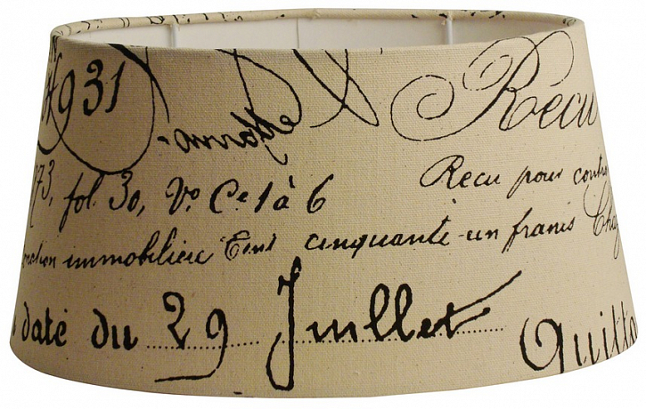 Абажур овальный  Notary